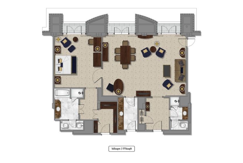 WB Yeats Suite FlorrPlan (Custom)