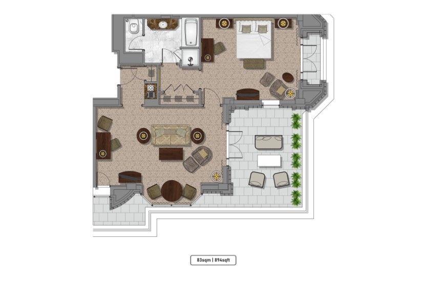 Luxury Suite FloorPlan (Custom)
