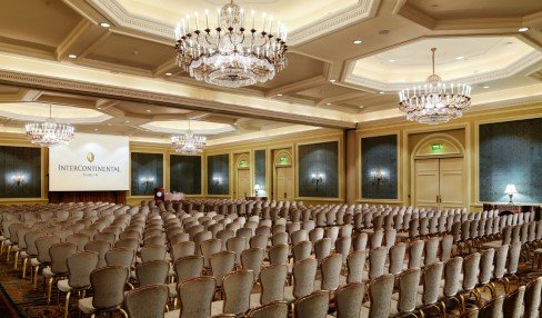 Shrewsbury room theatre style custom www.intercontinentaldublin.ie