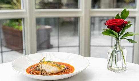 Fish dish at Intercontinetal Dublin