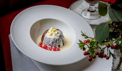 Festive Dining table set up at InterContinental Dublin 